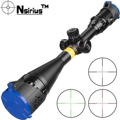 NSIRIUS 4-16X50 AOE Precision Optics Sniper Cross Red & Green illuminated Mil Dot Rifle Scope Hunting Air gun Tactics sight