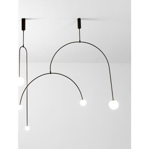 Nordic lustre pendente industrial lamp glass bedroom Home Decoration E27 Light Fixture lustre pendente deco chambre