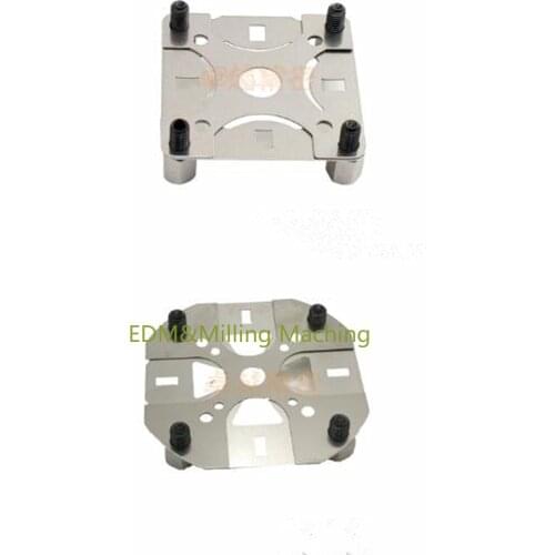 CNC EDM Wire Machine 50x50mm 90x90mm Vise Electrode Fixture Machining Tool ER Holder Positioning Piece