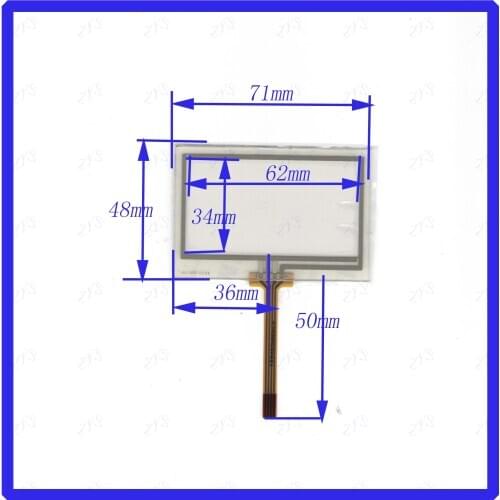 ZhiYuSun AL3499 3 Inch Touch Screen welding 71*48mm for GPS CARS 71*48 AL 3499