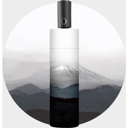 Fully Automatic Women Umbrella Three Fold Japanese Umbrella Small Waterproof Sunny Outdoor Fashion Paraplu Rain Gear EH50UM