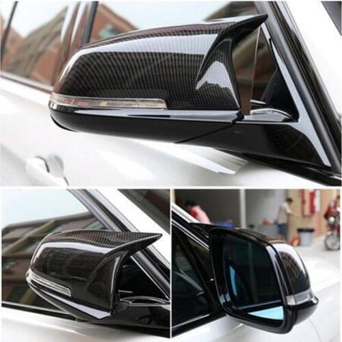 1Pair Rearview Mirror Cover Cap for BMW Series 1 2 3 4 X M 220i 328i 420i F20 F21 F22 F23 F30 F32 F33 F36 X1 F87 E84 X1 M2