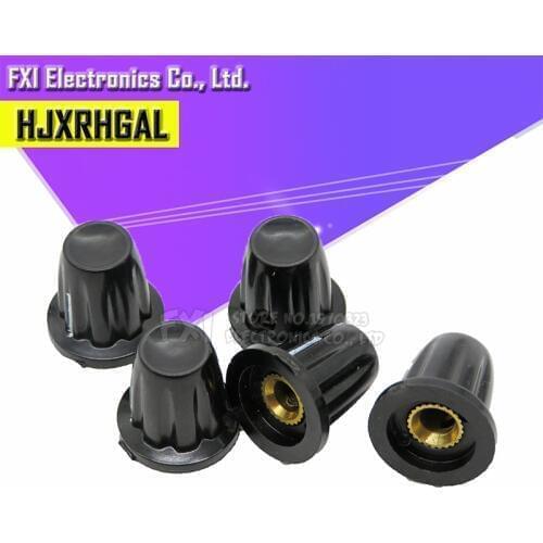 10pcs Bakelite potentiometer knob hole: 4MM for WH5 WXD3-13 K17-01 potentiometer