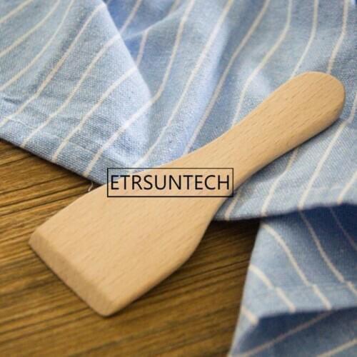 150pcs Natural Beech Wooden Cake Scarper Shovel Butter Scraper Pizza Shovel Cream Scraper Shovel Cake Tools