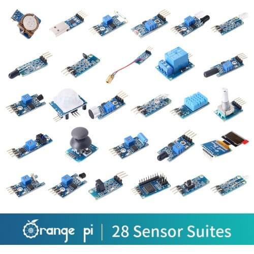 28pcs/lot Orange Pi SET RTC USB to TTL Obstacle Avoidance module (a package of 28 kinds of module)