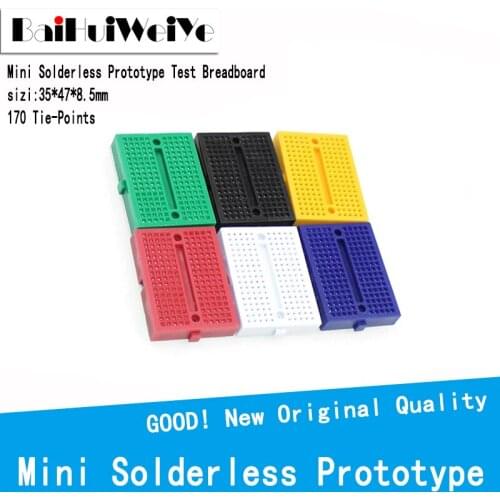 5Pcs/Lot SYB-170 Universal Solderless Prototype Breadboard 170 Tie-Points Mini Test Breadboard Experiment kit for Arduino