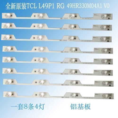 8PCS FOR TCL L49P1-UD Light Bar D49A730U Light Bar YHF-4C-LB4904-VH01J 010316-NE7 100%NEW