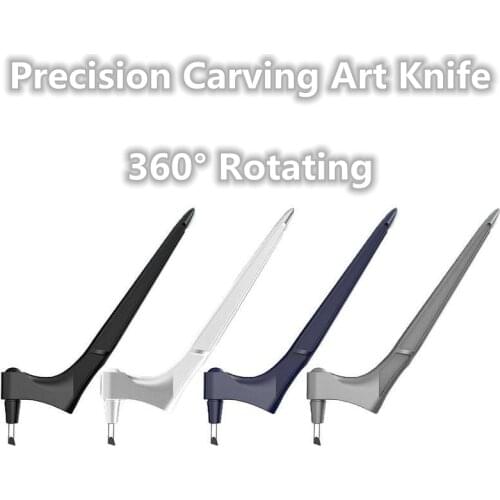 Art Craft Knives Set 360° Rotating Slice DIY Craft Cutting Tools Precision Carving Knife Accessories Paper Cutting Tool, Cutter