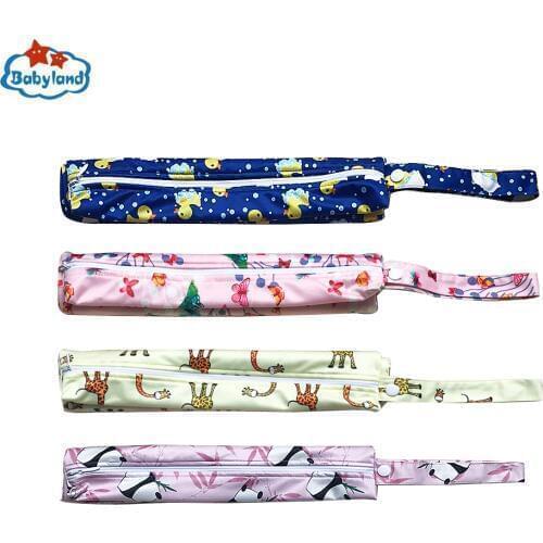 Babyland Waterproof Wetbags 15pcs/Set Menstrual Pads Reusable Travel Bags Multi Function Zipper Bags Swimming Diaper Bags Onsale