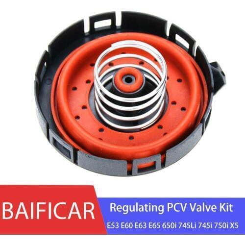 Baificar New Crankcase Pressure Vent Regulating PCV Valve Kit 11127547058 For BMW E53 E60 E63 E65 545i 650i 745Li 745i 750i X5