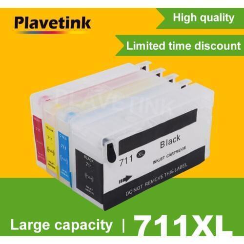 Plavetink Ink Cartridge For HP 711 XL Refill For HP711 Designjet T120 24 T120 610 T520 24 T520 36 T520 610 T520 914 Printer