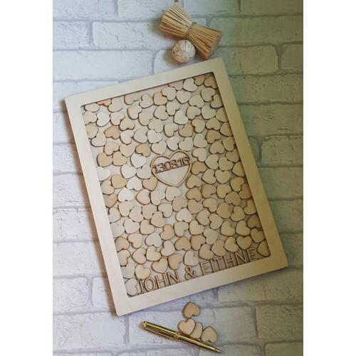 Wooden Wedding Guestbook Dropbox, Unique Guest Book, Wedding Drop box, Drop Box, Custom Wedding Guestbook