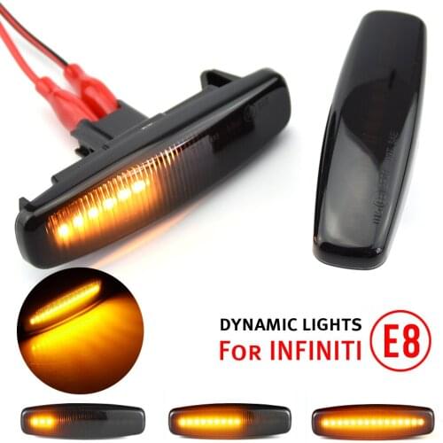 Dynamic Side Marker Turn Signal Light for Infiniti EX25 EX35 EX37 FX35 FX37 FX50 for Nissan Fuga Murano Pathfinder Skyline