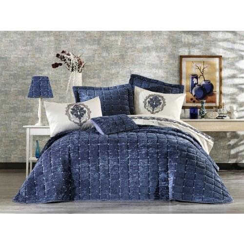Laila Double Personality Nevresimli Bed Cover 8 Piece