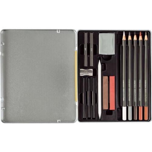 Eberhard Faber Eberhard Faber Artist Sketch Set a6 piece painter hobby pen set sketch pencil eraser painting pens
