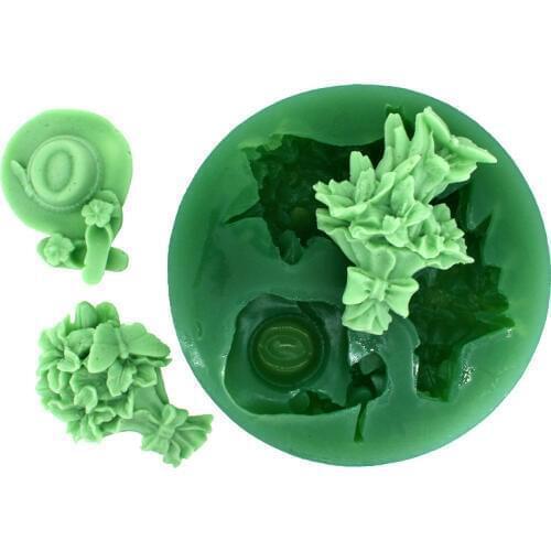 F225 Flower Silicone Fondant Mold Gum Paste Cake Decorating cake topper Mould
