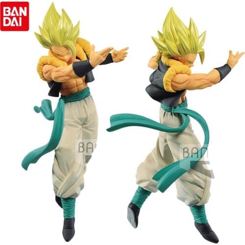 Original Bandai Dragon Ball Z Anime Figure Animation Series Toy Gogeta Series Model Toys Anime Action Figures Toys for Children