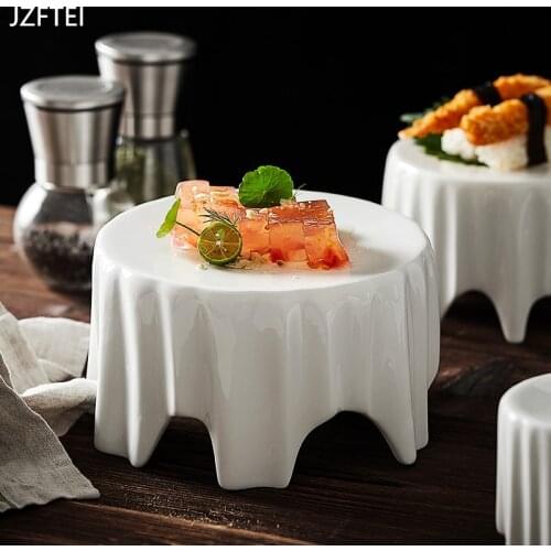 Form Of Creative Table Utensils Ceramic Western Dish Dessert Plate Steak Salad European Cake Style Dishes Salver