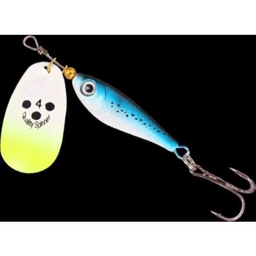 WALK FISH 1pcs Rotating Metal Spinner Fishing Lures 11g 15g 20g Sequins Iscas Artificial Hard Bait Crap Bass Pike Fishing Tackle