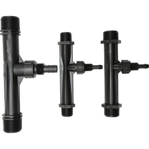 Male 1/2" 3/4" 1" Irrigation Venturi fertilizer injector Automatic Fertilizer Kit Irrigation Venturi Mixer Injectors 1pcs