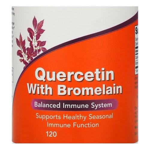 Quercetin with Bromelain Supports Immune System 120 Caps/bottle