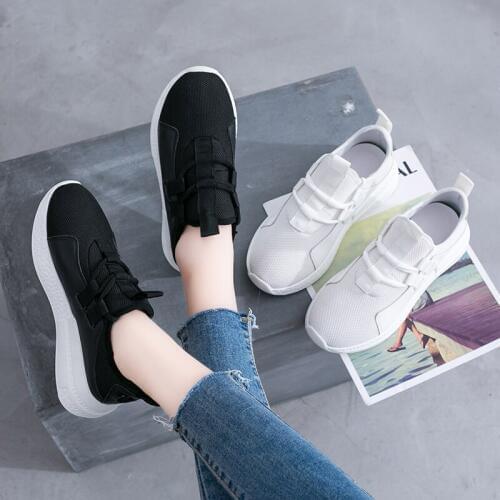 Hot Sale Tenis Feminino Women Tennis Shoes 2020 Black White Soft Sport Shoes Female Stability Walking Sneakers Trainers Cheap