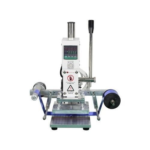 Multi-function Digital Hot Stamping Machine WT-90E Small Automatic Paper-feeding Leather PU Hot Stamping Machine 110V/220V