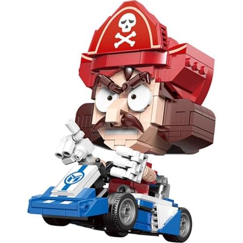 New XINGBAO 61005 Kart Racing Series 433pcs Novice Racing Car With Dolls Captain LODUMANI Building Blocks MOC Bricks Juguetes