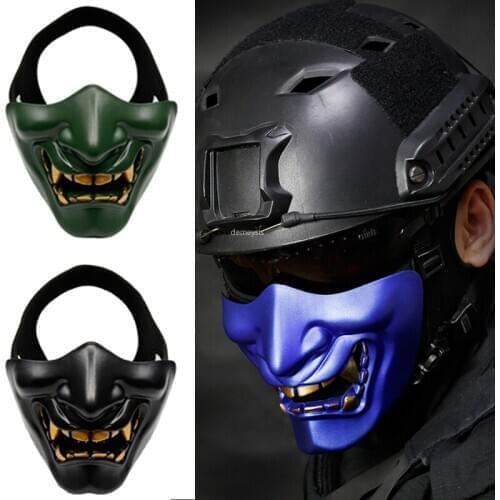 Airsoft Paintball Masks CS Games Field Mask Hunting Military Tactical Shooting Half Face Protective Cosplay Halloween Party Mask