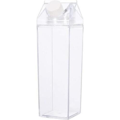 500ml Portable Kitchen Transparent Milk Water Bottle Climbing Water Drinkware Children Leakproof Bottles Camping Outdoor Mi N7U4