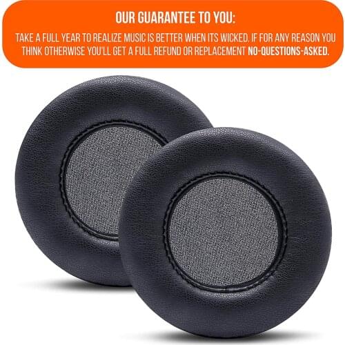 Replacement Earpad Cushions for Skullcandy Hesh & Hesh 2 Wireless Over-Ear Headphones Made by Wicked Cushions