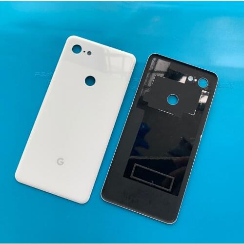 For Google Pixel 3 XL Original White Back Glass Replacement for Google 3 XL Rear Battery Cover Housing Panel + Free Tape