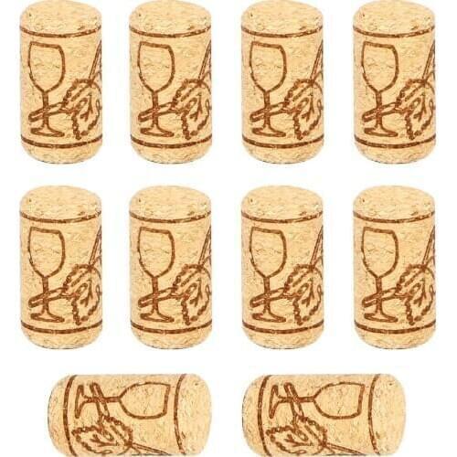10Pcs/set Gadgets Bottle Plug Straight Wood Corks Kitchen Accessories Baware Wine Stoppers Bar Tools