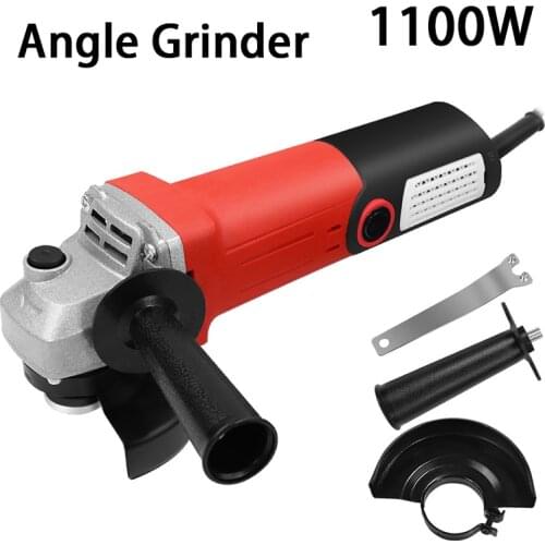 1100W multifunctional household small grinder polishing grinding cutting machine grinding wheel electric angle grinder