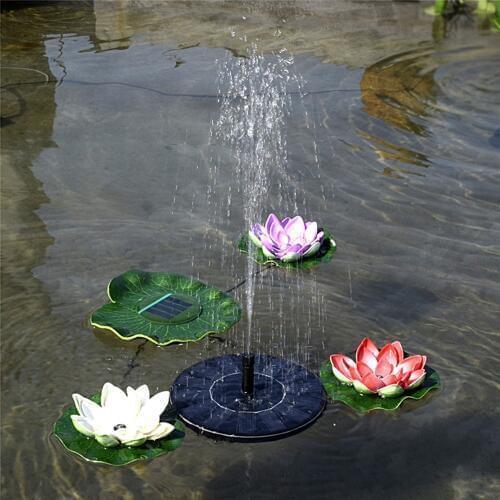 150L/h 7V/1.4W Floating Solar Power Fountain Panel Kit Garden Water Pump for Birdbath Pool Watering Wide Irrigation Pumps