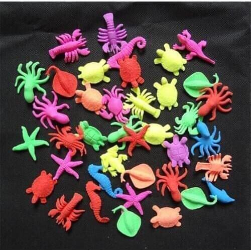 20PCS Growing In Water Bulk Swell Sea Creature Various Kinds Mixed Expansion Toy Colorful Puzzle Creative Magic Toys