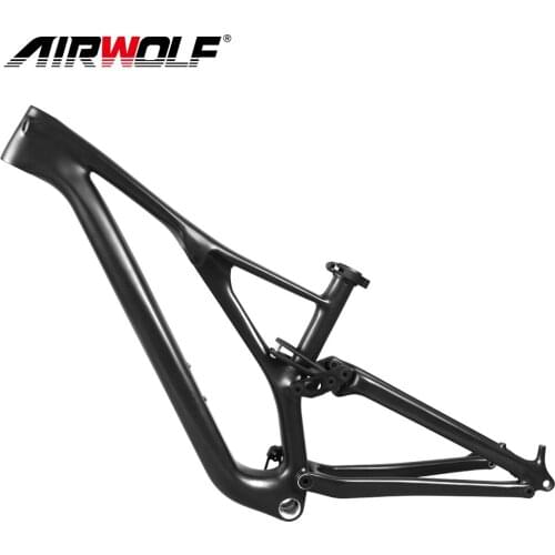 2021 New Shock Suspension Mountain Bike Frame 29er 148*12mm Boost BSA Enduro Rear Travel 142mm Seatpost 34.9mm Carbon Mtb Frame