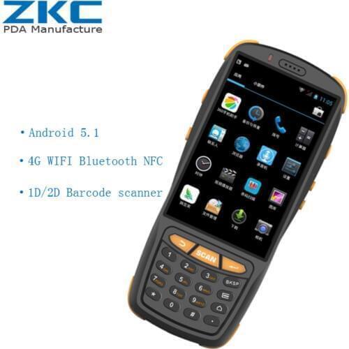 4inch touch screen android 5.1 1d barcode scanner handheld pda for logistics,transportation,warehouse