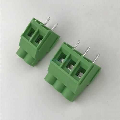 5pcs 6.35mm spacing large current screw PCB terminal 2P3P4P can be combined with rated current 30A rated voltage 300V