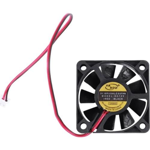 50mm x 50mm x 10mm 5010 DC 12V 0.1A 2Pin Brushless Cooling Fan