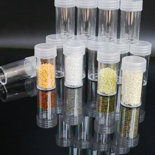 6/8/12 Bottles Diamond Painting Accessories Container Bottles Diamond Art Tools Crystal Bead Storage Jar