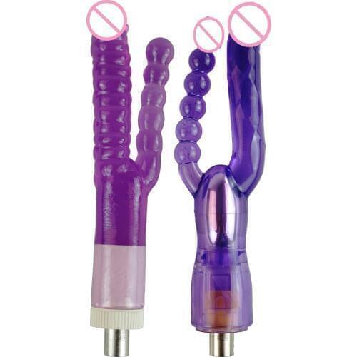 Fredorch Sex Machine F2 Accessories Realistic Double Dildo anal Toys for Women C36/C10