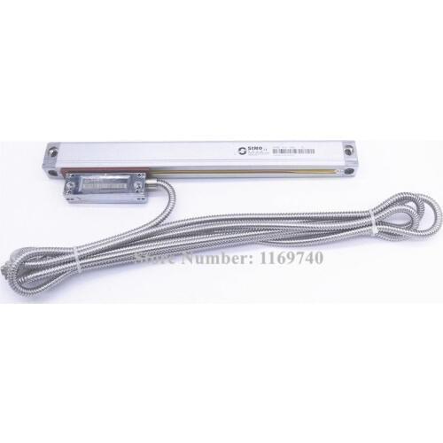 Free shipping high precision lathe and milling 0.005mm 270mm 320mm 370mm 420mm 570mm 870mm linear glass scale grating ruler