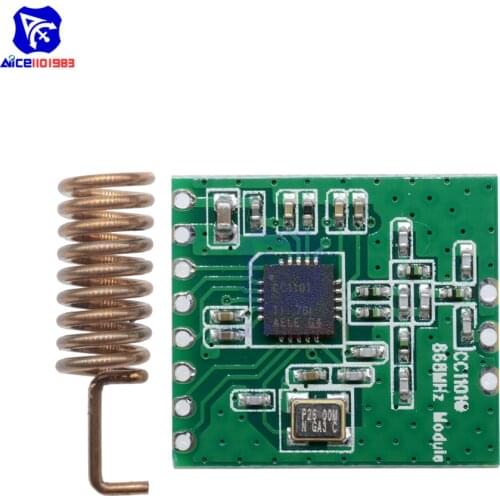 Diymore CC1101 Wireless Module Long Distance Transmission Antenna 868MHZ SPI Interface M115 for FSK GFSK ASK OOK MSK 64-byte