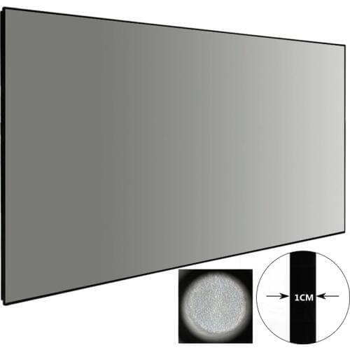 F2UCG 2.35:1 UltraWide Format 4K Thin Bezel Fixed Frame Projection Screen with cinema grey