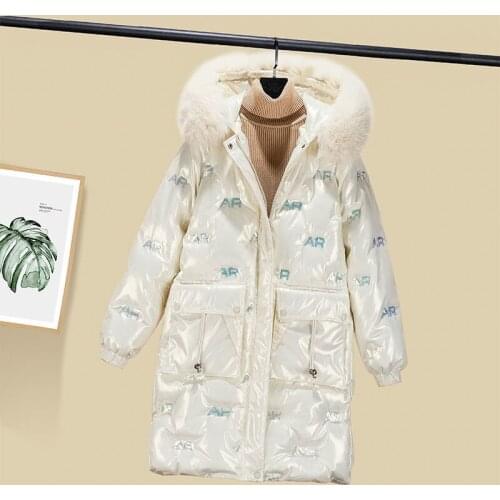 Женские кожаные пуховики Fafallduo China At AliExpress