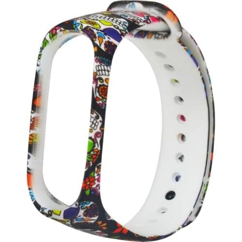 Flexible Silicone Colorful Bracelet For Xiao mi Mi Band 5 4 Strap Band 3 Wristba E65A