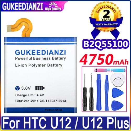 GUKEEDIANZI Batteries For HTC U12 Plus Phones