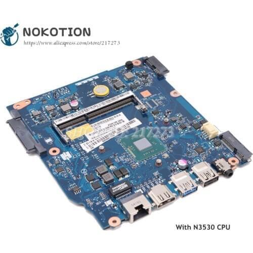 NOKOTION Laptop Motherboard For Acer ES1-511 Main Board NBMML11003 Z5W1M LA-B511P SR1W2 N3530 CPU DDR3