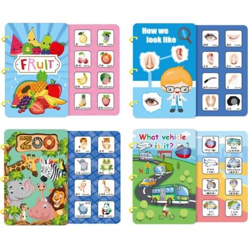 My First Busy Book Montessori Toys For Toddlers Preschool Activity Binder Busy Board Autism Educational Learning Toys For Baby